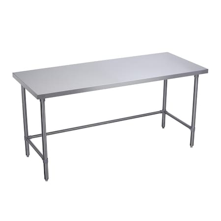 Standard Work Table Galvanized Cross Brace No Backsplash 30 L X 24 W X 36 H Over All